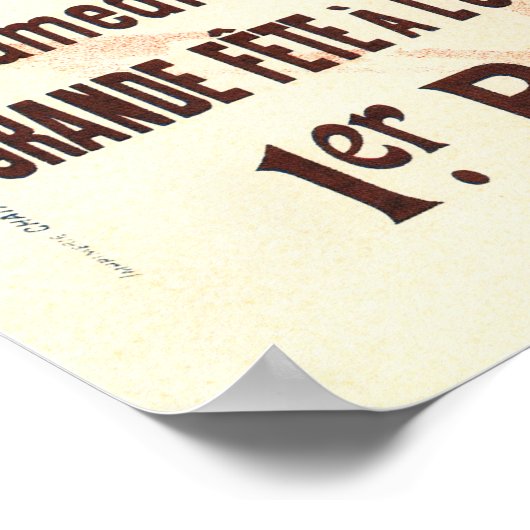 シアターデオペラシアター広告ズジュールシェレ ポスター (角)