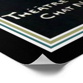 "シアターデチャットノワール"アールヌーボープリント ポスター (角)