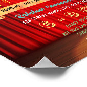 シアターナイトイベントチラシのポスター ポスター (角)