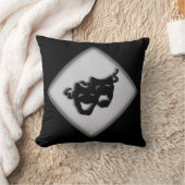 シアターハッピーサドグリークマスク装飾用クッション クッション (ブランケット)