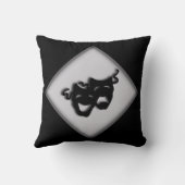 シアターハッピーサドグリークマスク装飾用クッション クッション (裏面)