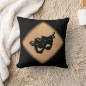 シアターハッピーサドマスク装飾用クッション クッション (ブランケット)
