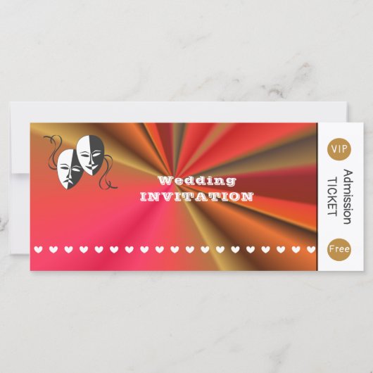 シアタープレイビルショーチケットテーマ結婚ズ (裏面)