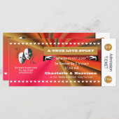 シアタープレイビルショーチケットテーマ結婚ズ (正面/裏面)