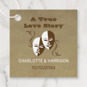 シアタープレイビルショーチケットテーマ結婚ズ フェイバータグ (正面)