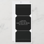 シアタープレイビル救チケット写真日(黒) セーブザデート (裏面)