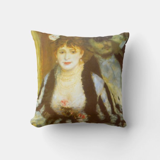 シアターボックスバイピエールルノアールヴィンテージファインアート クッション (正面)