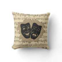 シアターマスクとアンティーク音楽