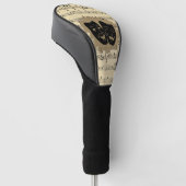 シアターマスクとアンティーク音楽 ゴルフヘッドカバー (アングル)