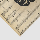 シアターマスクと楽譜 薄葉紙 (詳細)