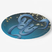 シアターマスクコメディ悲劇スターパーティープレート ペーパープレート (アングル)