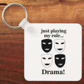 シアターマスクシアタードラマステージ演技 キーホルダー (正面)
