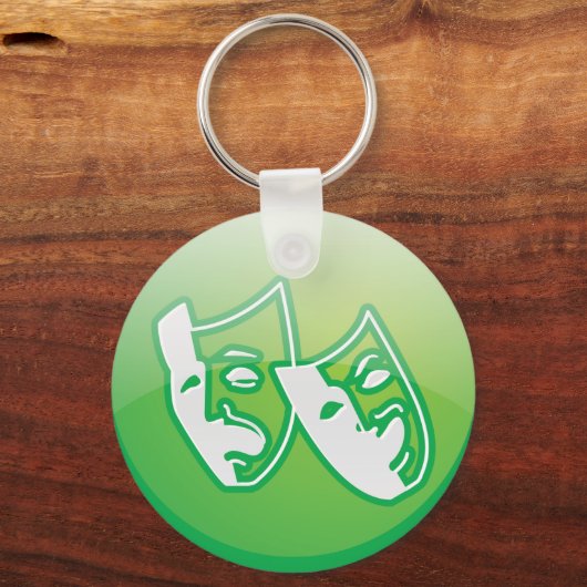 シアターマスク記号 キーホルダー (正面)