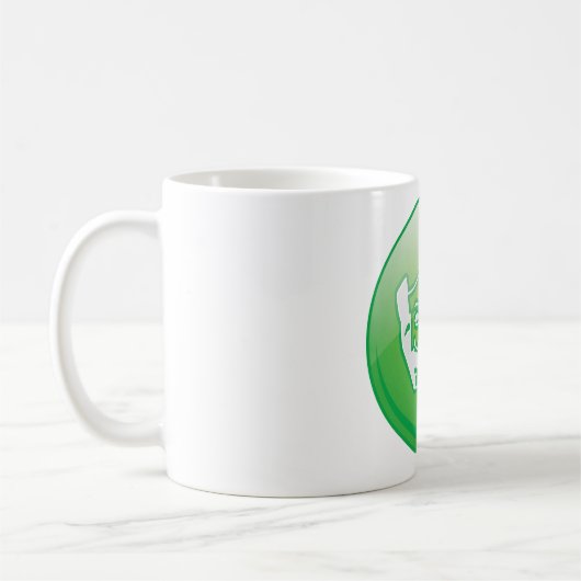 シアターマスク記号 コーヒーマグカップ (左)