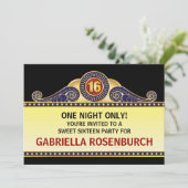 シアターマーキースイート16誕生日招待状 招待状 (スタンド正面)