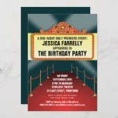 シアターマーキーパーティー 招待状 (正面/裏面)