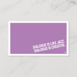 シアターミニマルな名刺 名刺