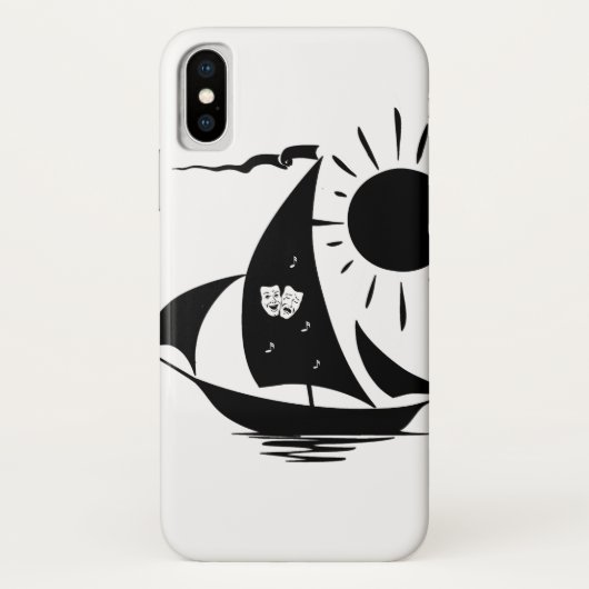 シアターユニークお洒落セーリングデザイン Case-Mate iPhoneケース (裏面)
