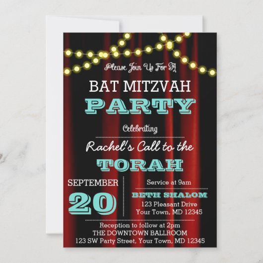 シアターライツアクアすべての行事招待状 招待状 (正面)