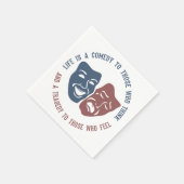 シアターライフ引用文紙ナプキン スタンダードカクテルナプキン (角)