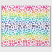 シアターラバーアイコンのラッピング紙 ラッピングペーパー (フラット)