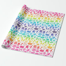 シアターラバーアイコンのラッピング紙