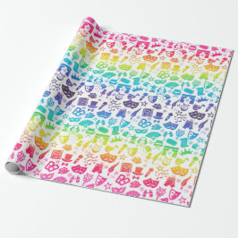 シアターラバーアイコンのラッピング紙 ラッピングペーパー