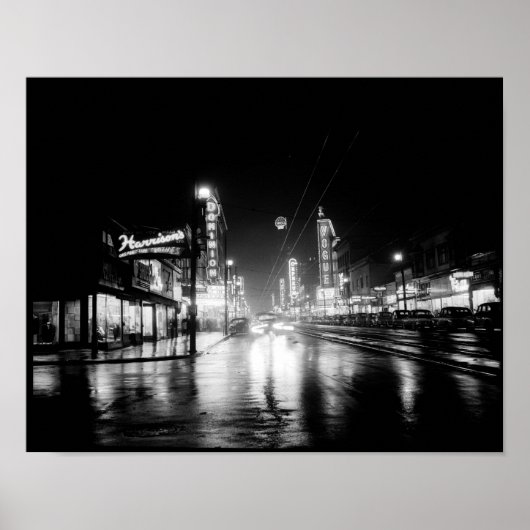 シアターロー、バンクーバーBC、カナダ、1951ヴィンテージ ポスター (正面)