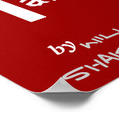 シアター遊ポスターハムレットby William Shakespeare ポスター (角)