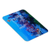 シアトルすごいスカイラインの近くで月が昇る マグネット (右側)