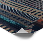 シアトルと山レイニア写真 ポスター (角)