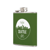 シアトルに乗る フラスク (左)
