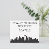 シアトルに引っ越した ポストカード (スタンド正面)
