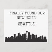 シアトルに引っ越した ポストカード (正面)
