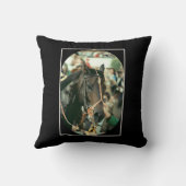 シアトルのたくさんのサラブレッド1978年 クッション (裏面)