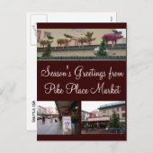 シアトルのクリスマス シーズンポストカード (正面/裏面)