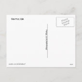 シアトルのクリスマス シーズンポストカード (裏面)