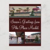 シアトルのクリスマス シーズンポストカード (正面)