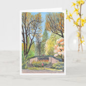 シアトルのコルマンパーク カード (黄色い花)