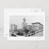 シアトルのコートハウススクエア&スミスタワー ポストカード (正面/裏面)