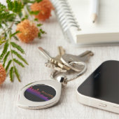 シアトルのスカイライングラフィック キーホルダー (側面)