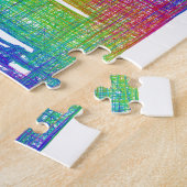 シアトルのスカイライン ジグソーパズル (側面)