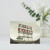 シアトルのパブリックマーケットワフィッシュボウルビュー ポストカード (スタンド正面)