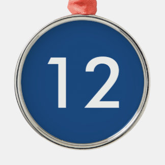 シアトルのフットボールのファン12のクリスマスのオーナメント メタルオーナメント