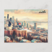 シアトルのポストカードを大量に郵送 ポストカード (正面)