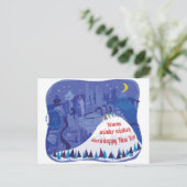 シアトルの休日の挨拶状 シーズンポストカード (スタンド正面)