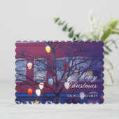 シアトルの巨大なクリスマスツリーライト シーズンカード (スタンド正面)