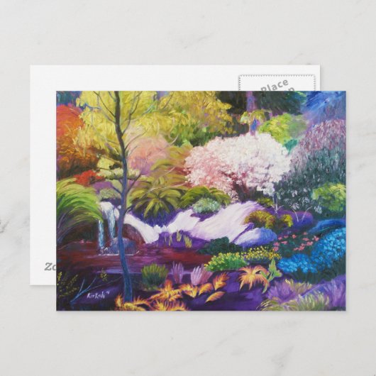 シアトルの植物園の郵便はがき ポストカード (正面/裏面)