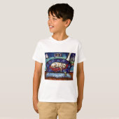 シアトルの眠いLabradr Tシャツ (正面フル)