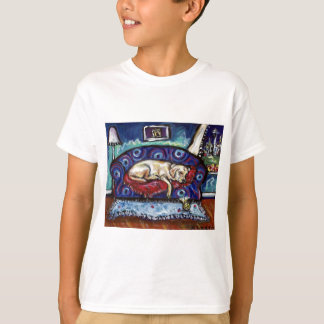 シアトルの眠いLabradr Tシャツ